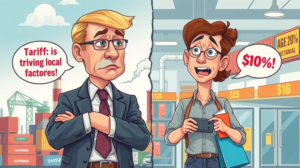 Economists discussing pros and cons of import tariffs