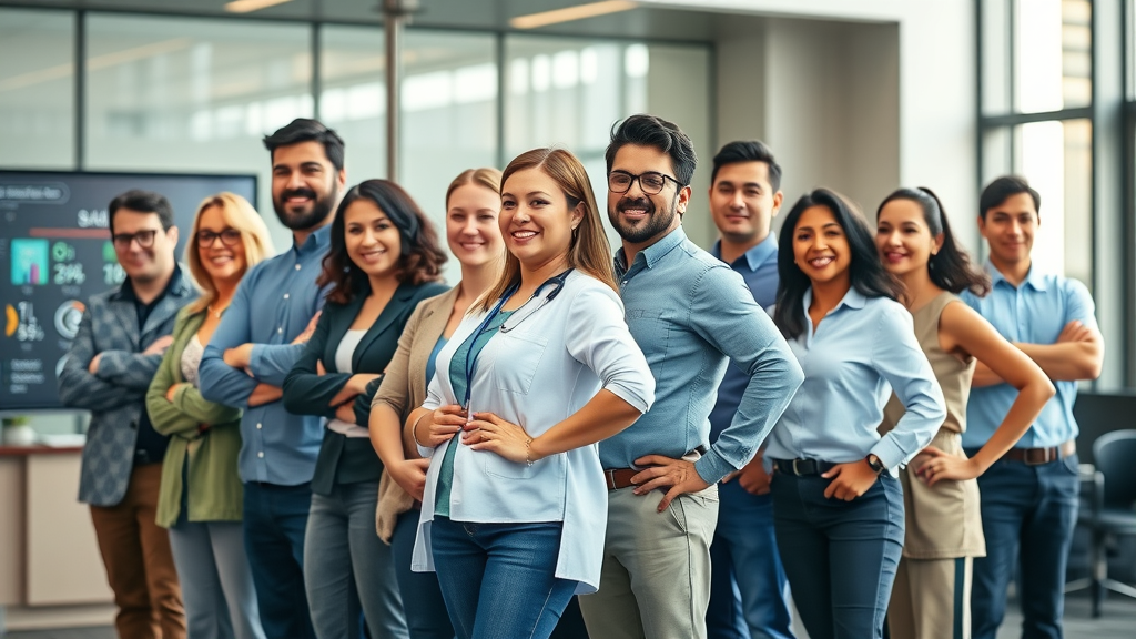 Empowered diverse group in training center highlights workforce development opportunities
