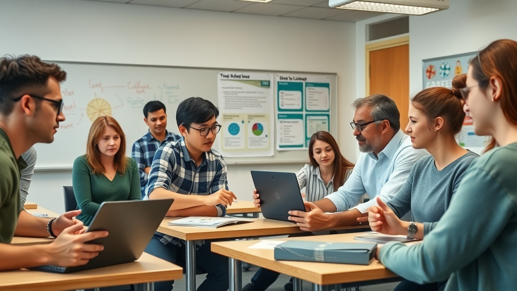 Interactive classroom session showcases workforce development and skill building