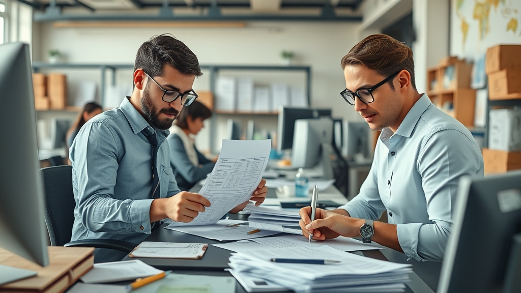 import export documentation trader team logistics workspace