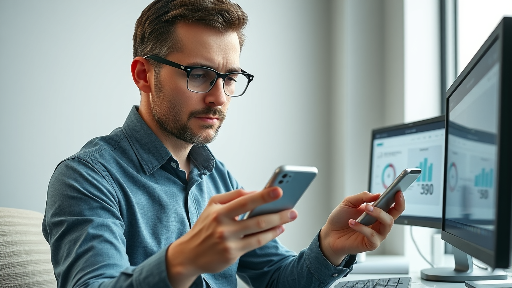 SEO analyst testing core web vitals to enhance us tariffs impact mobile performance