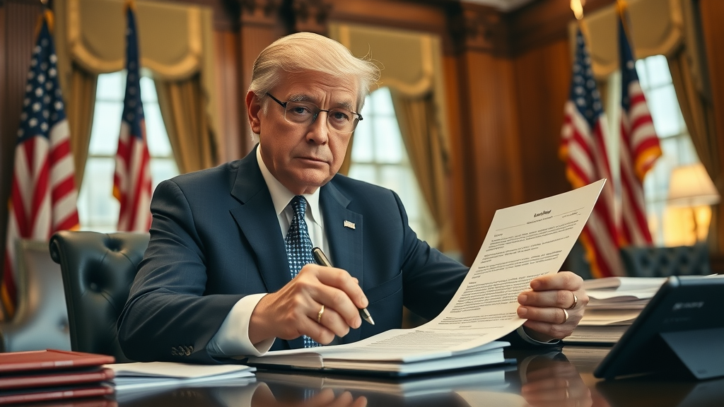 Policymaker signing mineral tariff reform; impact of mineral tariff changes on national security
