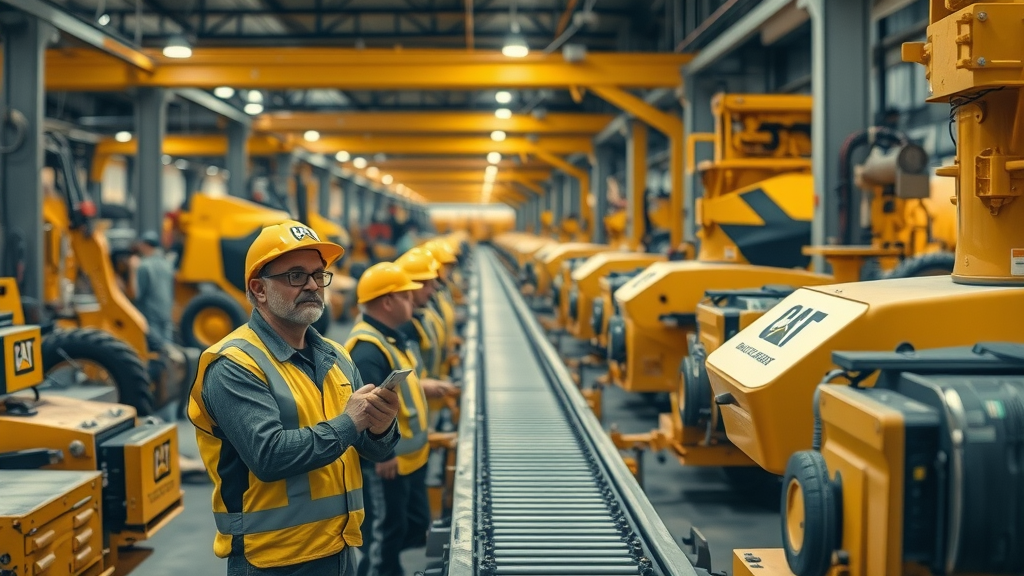 caterpillar supply chain mining tariff impact production slowdowns and equipment delays