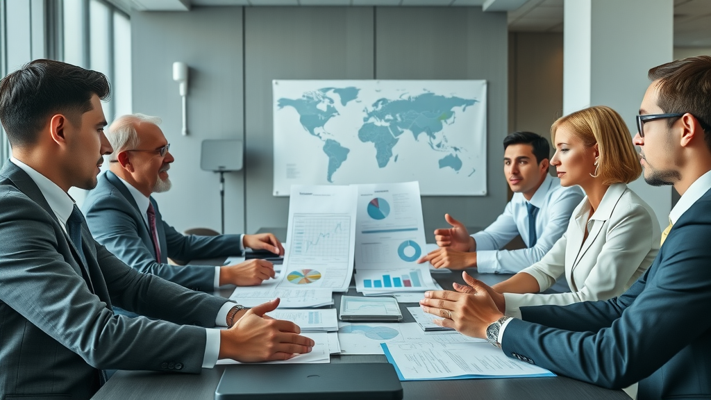 import duties us, business team strategizing global trade and customs processes