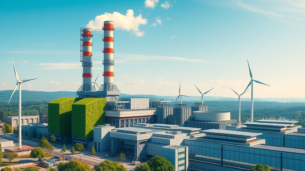 Nucor sustainable steel plant with green energy leading carbon-free future