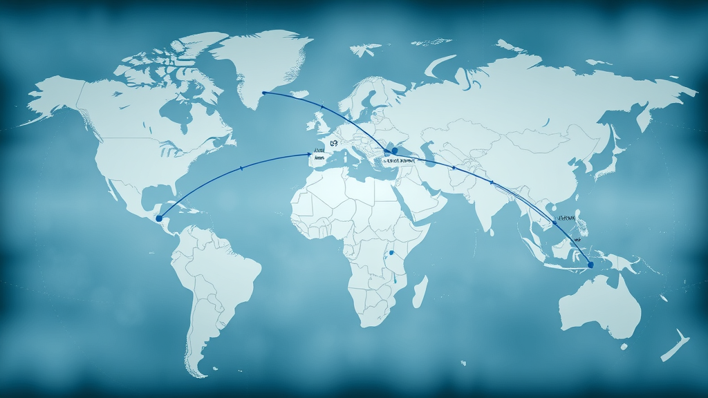 World map showing critical minerals supply chain routes and geopolitical choke points