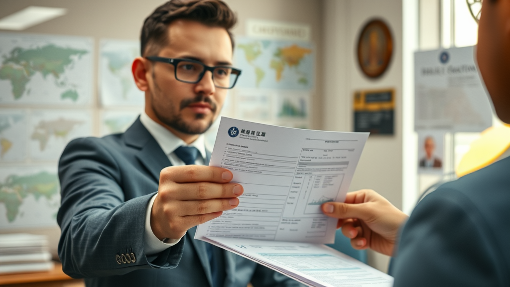 import license professional importer customs officer official documents