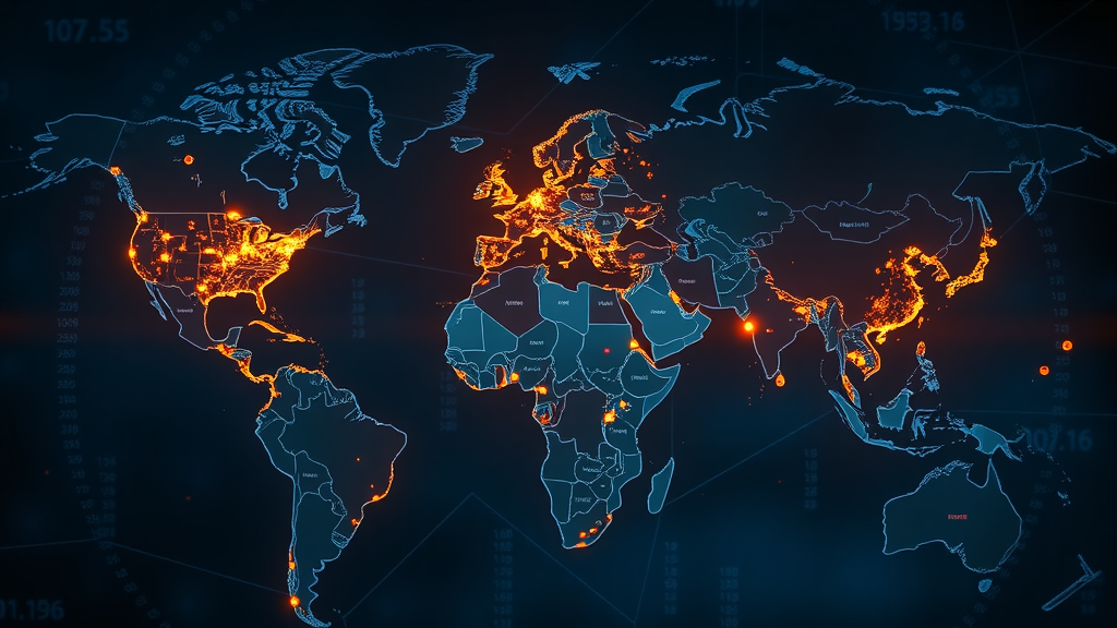 global trade map highlighting countries with high mineral tariffs, rare earth and critical mineral policy overlay