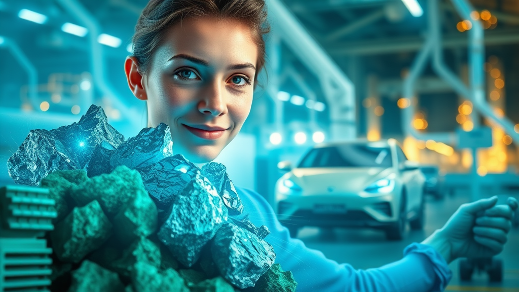 Critical minerals powering clean energy battery factories, electric vehicles, and green technology
