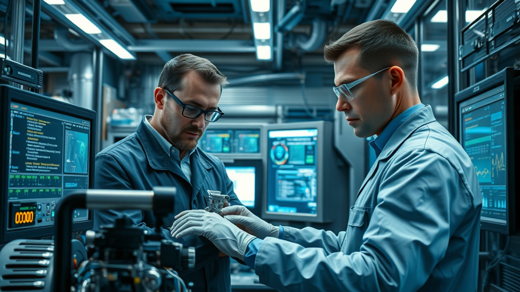 High-tech defense facility utilizing rare earth elements in critical equipment