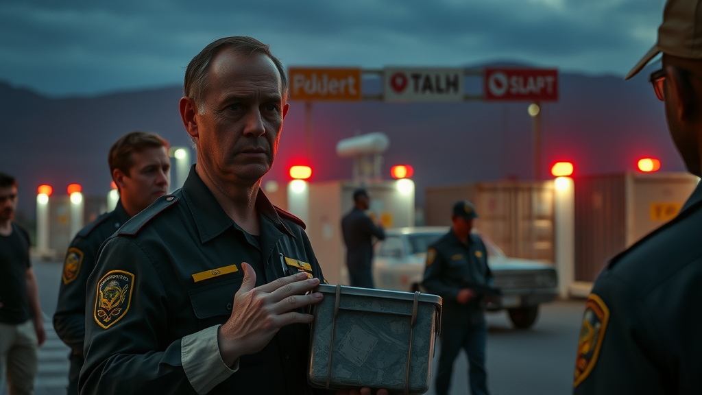 customs officials seizing mineral shipments at border crossing under enforcement action