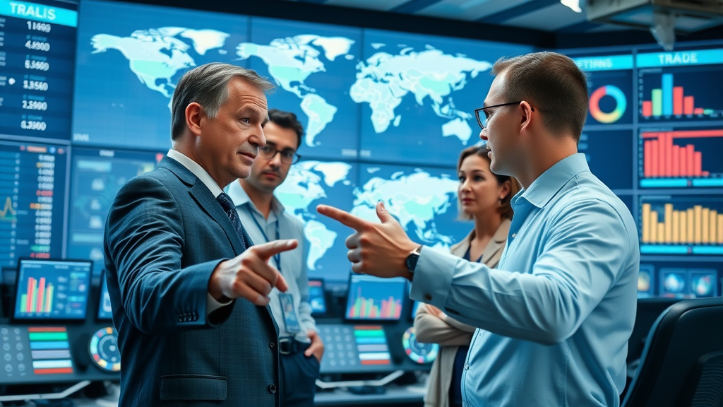 import export global marketplace modern business professionals trading data