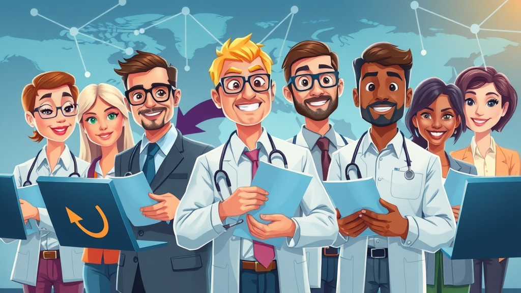pharmaceutical reshoring benefits: diverse professionals tracking pharmaceutical shipments and securing supply chain with global nodes