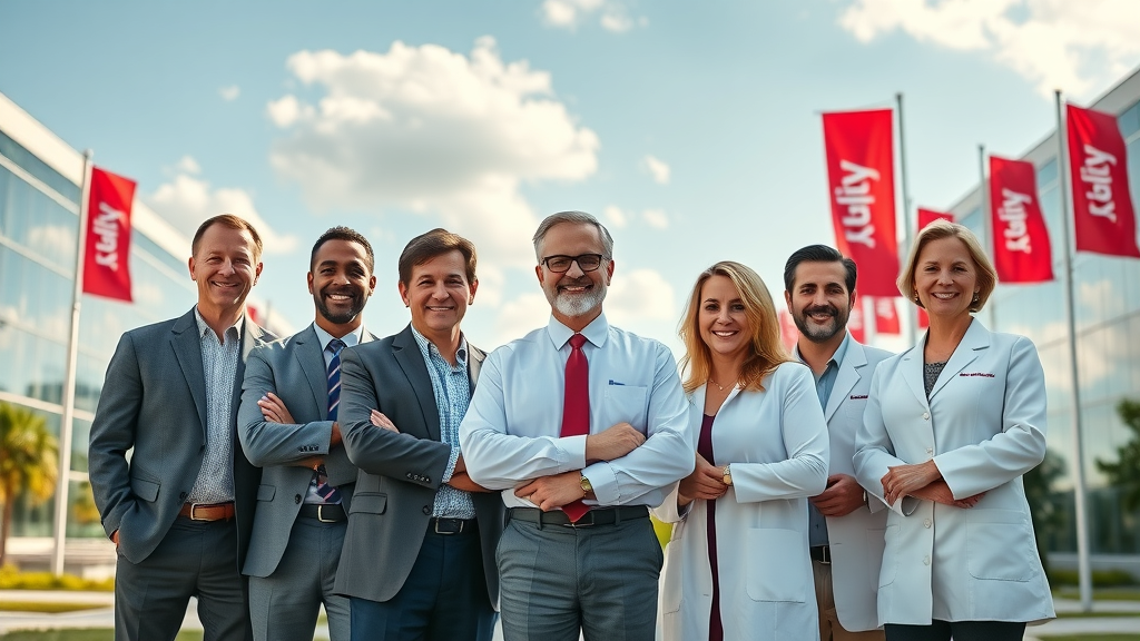 Eli Lilly supply chain and research team overseeing domestic reshoring and U.S. facility expansion for pharmaceutical manufacturing