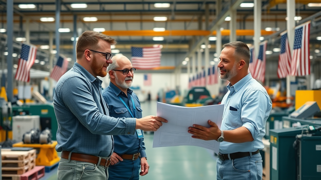 US manufacturing business and industry trade group collaboration for economic growth in the United States
